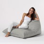 Atelier Del Sofa Pyramid Big Bed Pouf - Fume